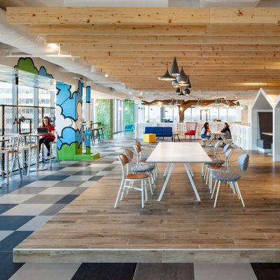 CEB Gartner cafe with platform