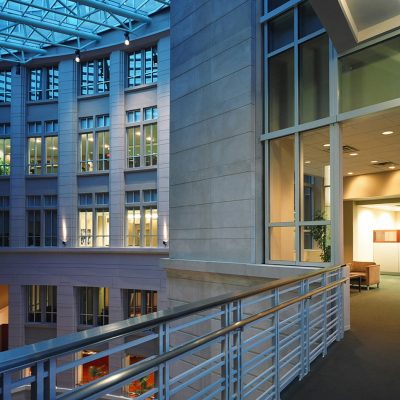 Gallup HQ Photo 9 interior atrium upper floor